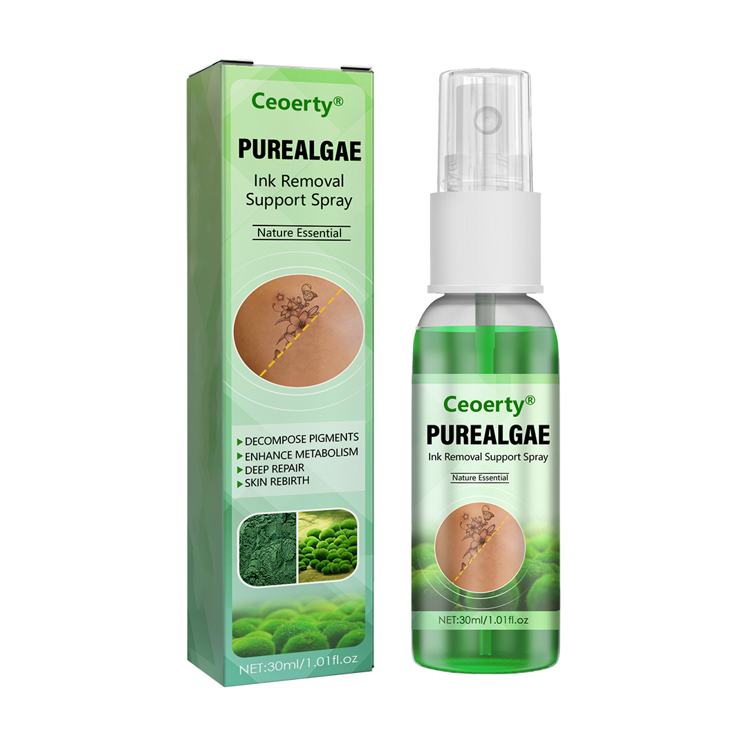 Ceoerty® PureAlgae Spray zur Unterstützung der Tattooentfernung 🌿.