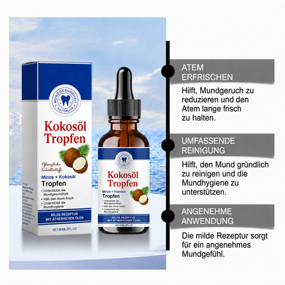 Kokosöl Tropfen