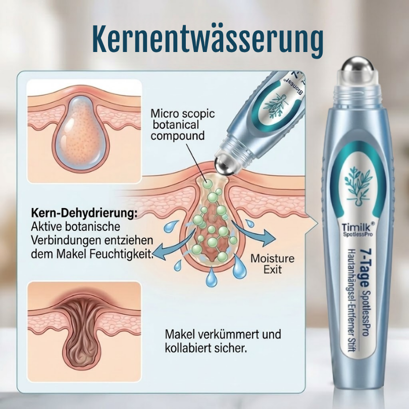 Timilk® SpotlessPro 7-Tage Fortschrittlicher Makel- & Hautanhängsel-Entferner