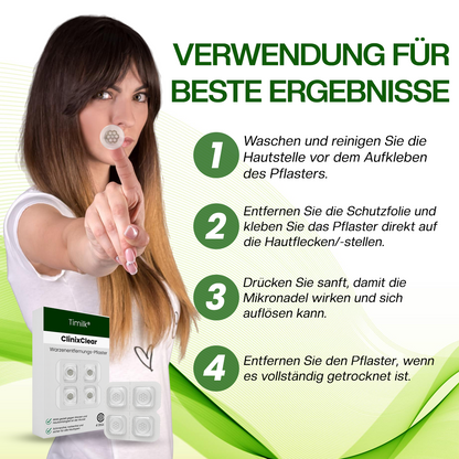 Timilk® ClinixClear Warzenentfernungs-Pflaster.