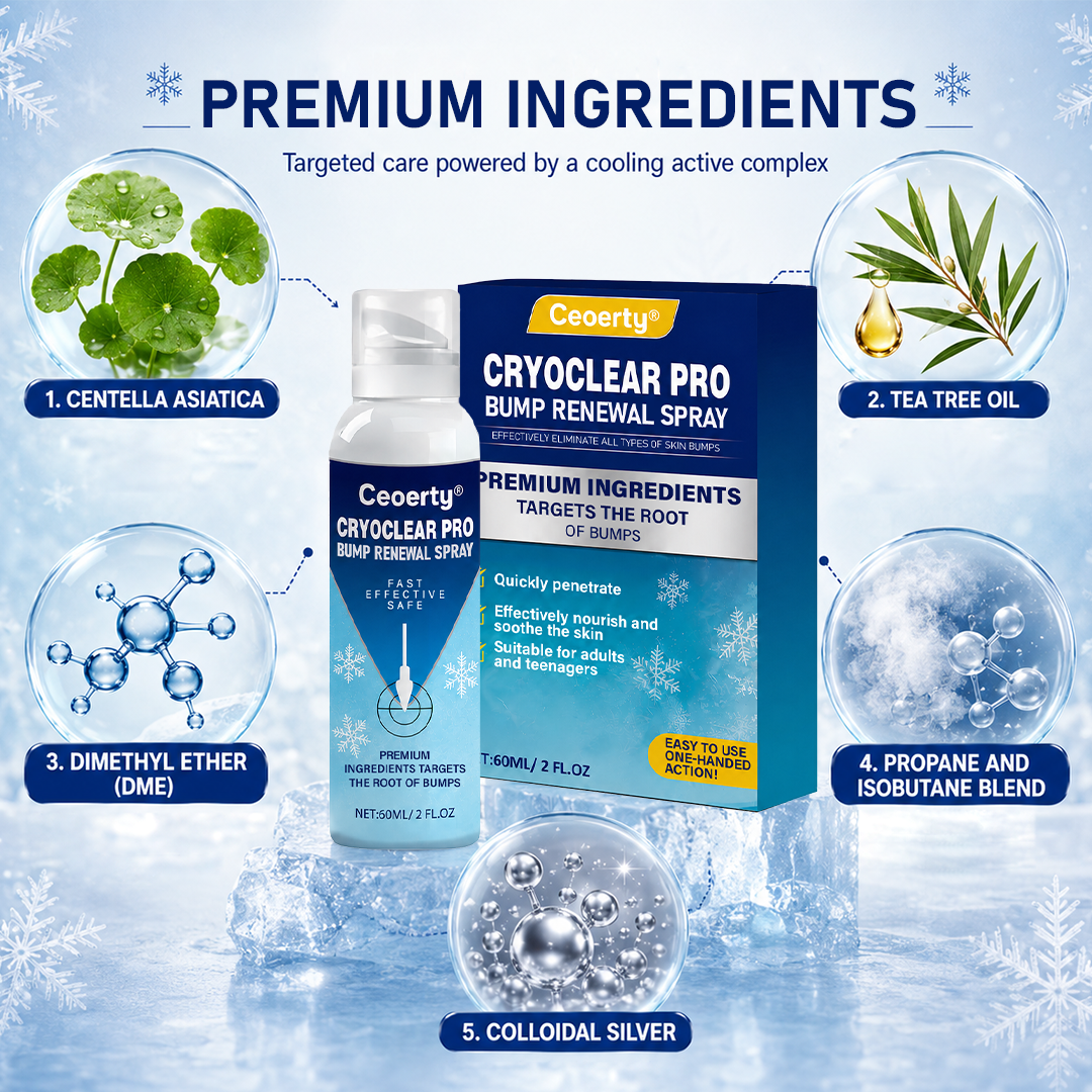 Ceoerty® CryoClear Pro Hauterneuerungs-Spray gegen Hautunebenheiten