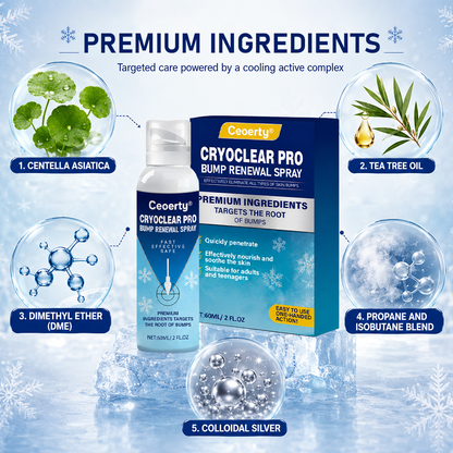 Ceoerty® CryoClear Pro Hauterneuerungs-Spray gegen Hautunebenheiten