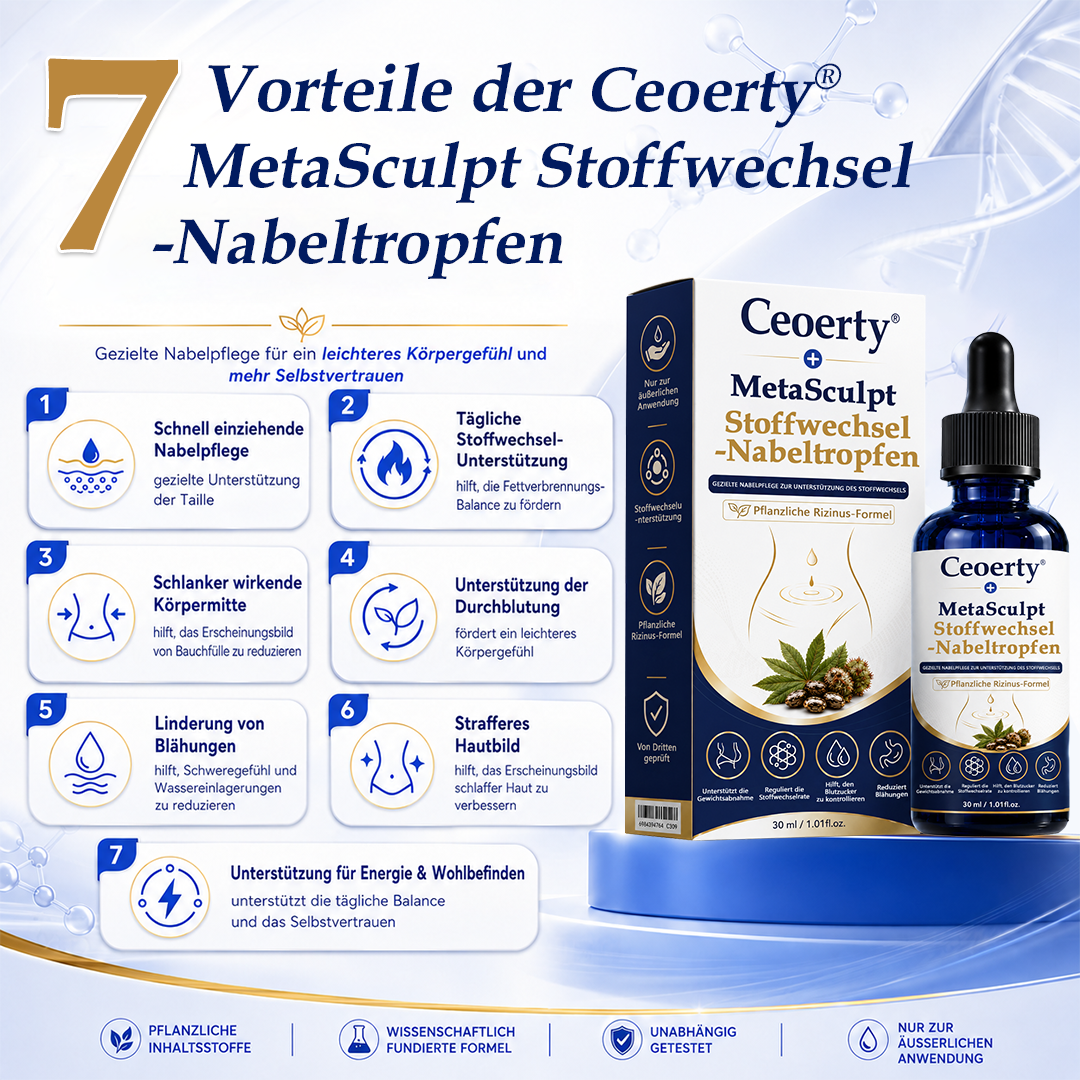 Ceoerty® MetaSculpt Stoffwechsel-Nabeltropfen 💠