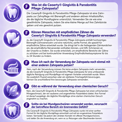 Ceoerty® Gingivitis & Parodontitis Pflege-Zahnpasta