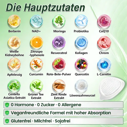 Offizieller Store | ☀️☀️ Timilk® Moringa · Berberin × NAD+ 10-in-1 Advanced Nano-Mikronadel-Patch GER (Nur einmal täglich anwenden – sichtbare Veränderungen in 7 Tagen)