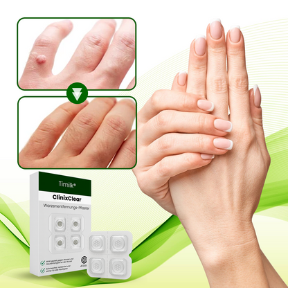 Timilk® ClinixClear Warzenentfernungs-Pflaster.