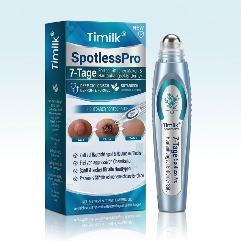 Timilk® SpotlessPro 7-Tage Fortschrittlicher Makel- & Hautanhängsel-Entferner