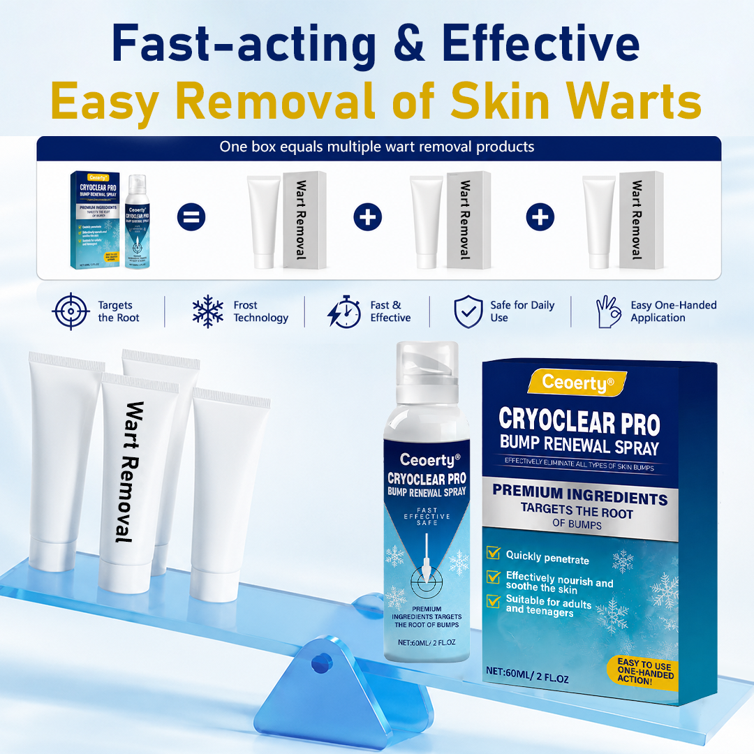 Ceoerty® CryoClear Pro Hauterneuerungs-Spray gegen Hautunebenheiten