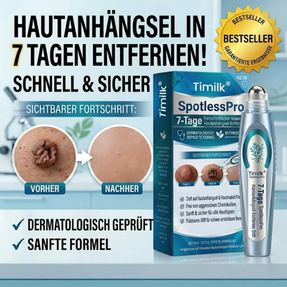 Timilk® SpotlessPro 7-Tage Fortschrittlicher Makel- & Hautanhängsel-Entferner