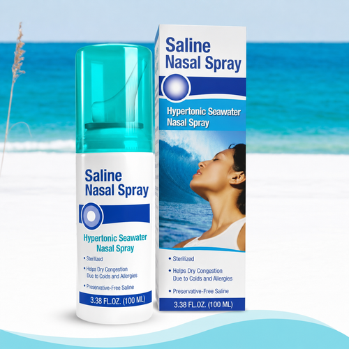 Nasenspray mit Kochsalzlösung