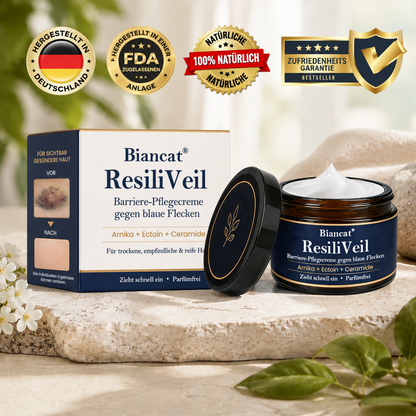Biancat® ResiliVeil Barriere-Pflegecreme gegen blaue Flecken.