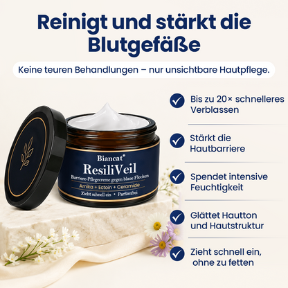 Biancat® ResiliVeil Barriere-Pflegecreme gegen blaue Flecken.