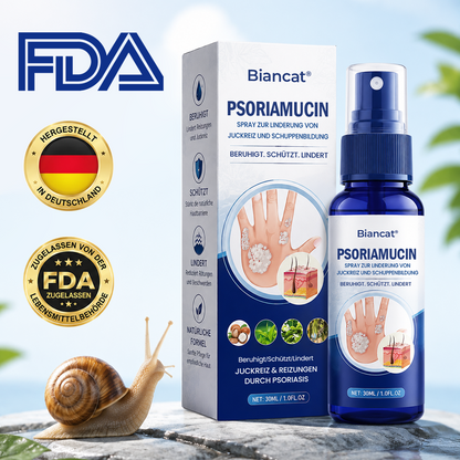 Biancat® PsoriaMucin Spray zur Linderung von Juckreiz und Schuppenbildung – ohne Reiben