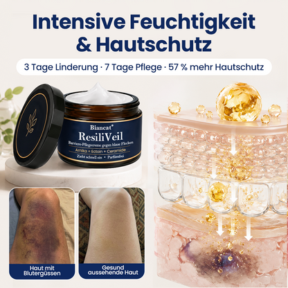 Biancat® ResiliVeil Barriere-Pflegecreme gegen blaue Flecken.