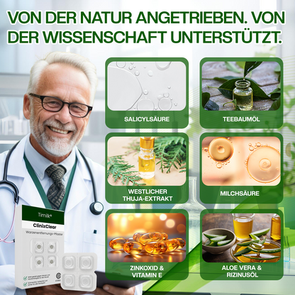 Timilk® ClinixClear Warzenentfernungs-Pflaster.