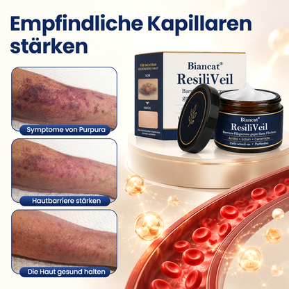 Biancat® ResiliVeil Barriere-Pflegecreme gegen blaue Flecken.