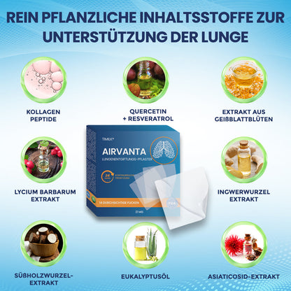 Timilk® AirVanta Lungenentgiftungs-Pflaster.